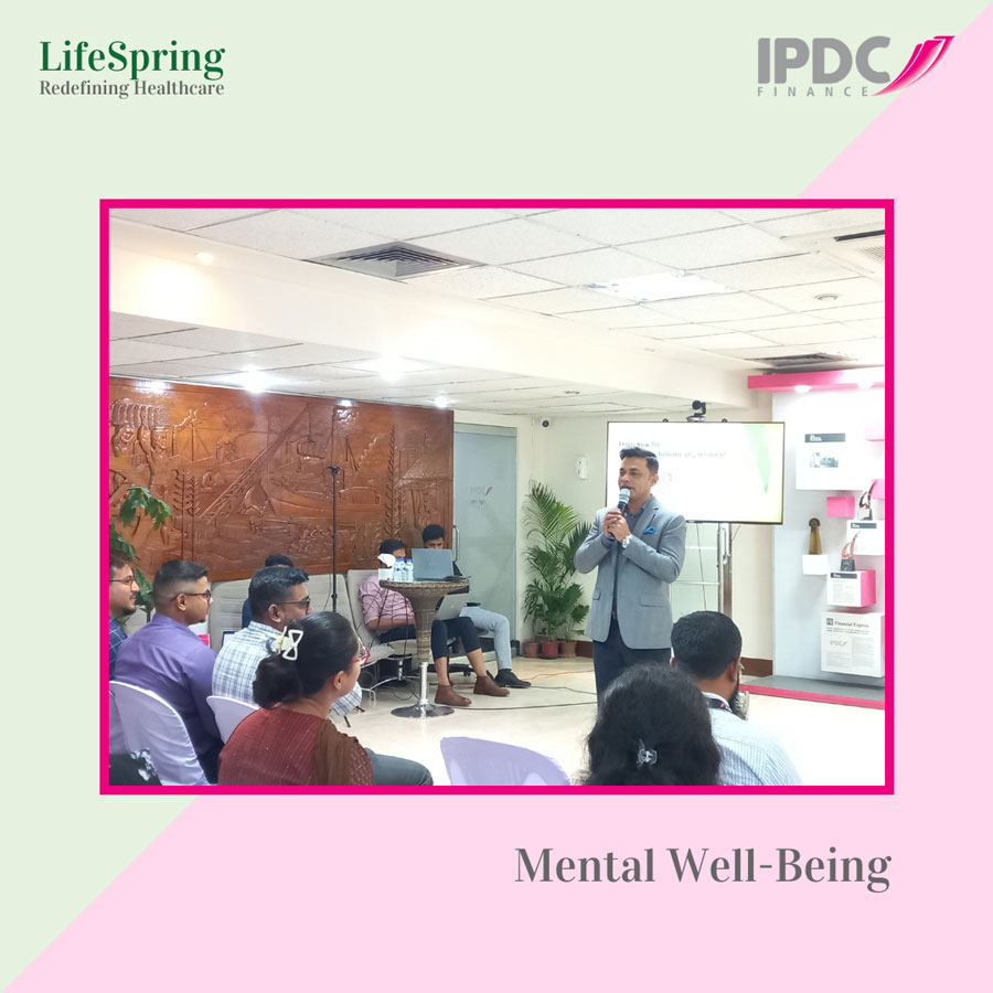 IPDC Finance organized a session on mental well-being in collaboration with LifeSpring